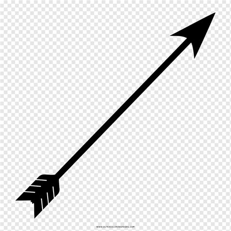 Drawing Arrow Graphy Arrow Angle Silhouette Weapon Png Pngwing