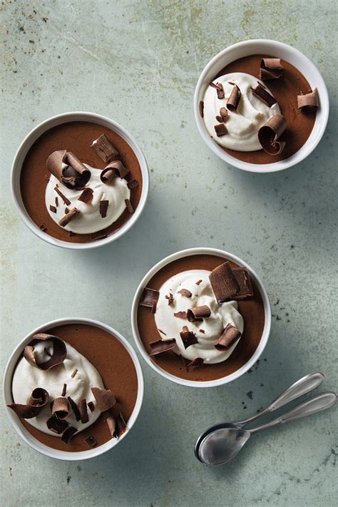 Chocolate Mousse With Olive Oil Dark Chocolate Pudding Recipe