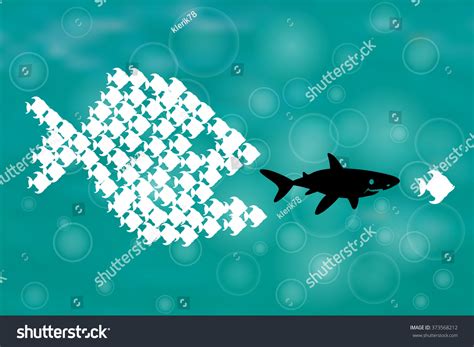 Little Fish Eat Big Fish Unity 库存矢量图（免版税）373568212 Shutterstock