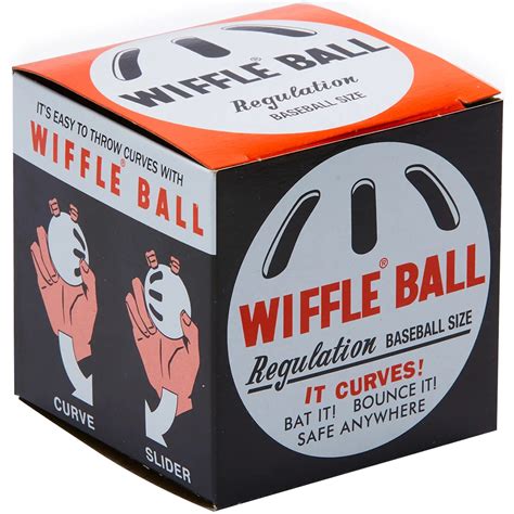 Wiffle Ball 9 Original Regulation Baseball Size Curve Training Plastic