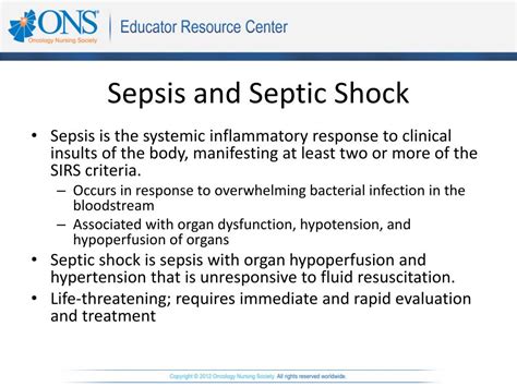 PPT Sepsis Septic Shock And Systemic Inflammatory Response Syndrome PowerPoint Presentation