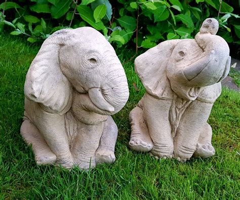 Elephants X2stone Garden Ornament In Sheldon West Midlands Gumtree