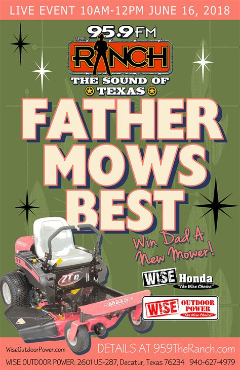 Download Father Mows Best | 95.9 The Ranch KFWR