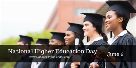National Higher Education Day June 6 Education Day Higher