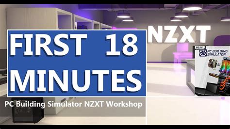 First Look Pc Building Simulator Nzxt Workshop Hd Gameplay Youtube