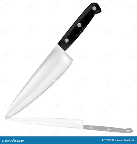 Knife On A Isolated Backgroundvector Stock Vector Illustration Of