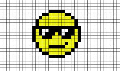 Cool Emoji Pixel Art Brik