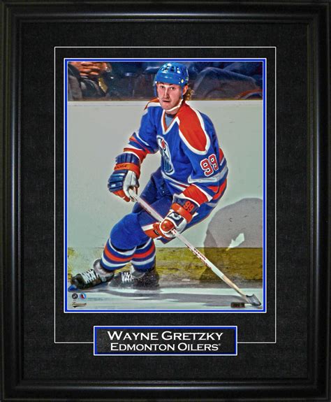 Wayne Gretzky Edmonton Oilers 8x10 Graphic Frame Nhl Auctions