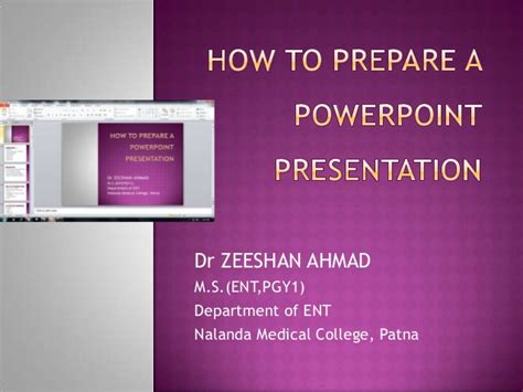 How To Prepare Powerpoint Presentation