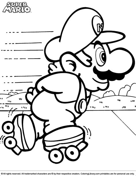 Super mario coloring pages for children and adults you will be very happy if you paint these pictures colorful and entertaining. Super Mario Brothers Coloring Picture