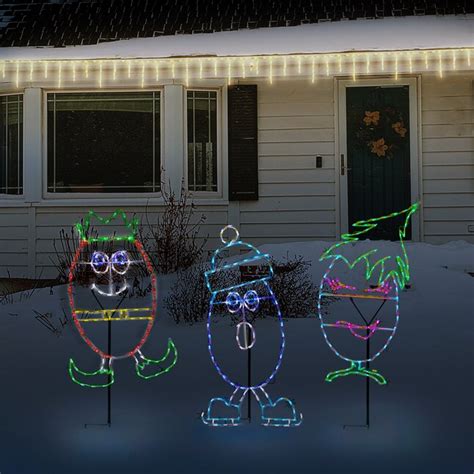 Holidynamics Holiday Lighting Solut 48 In Wall Mounted Elf Yard Decoration With Multicolor Led