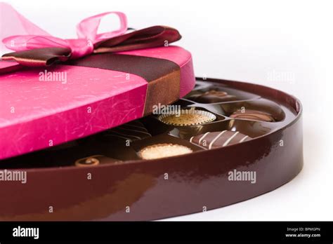 Luxury Box Of Chocolates Stock Photo Alamy