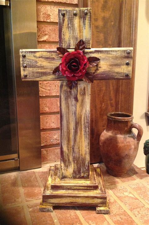 Pin By Darla Boyd On Diy And Crafts Wooden Cross Cross Crafts