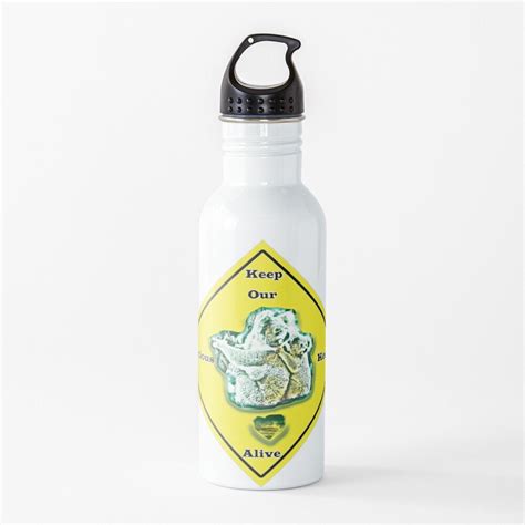 Keep Our Precious Koalas Alive Water Bottle By Cipher2 Bottle
