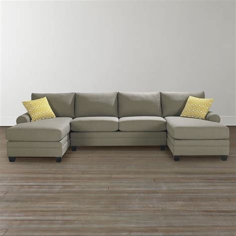 Cu2 Double Chaise Sectional 3851 Csect By Bassett At Hortons