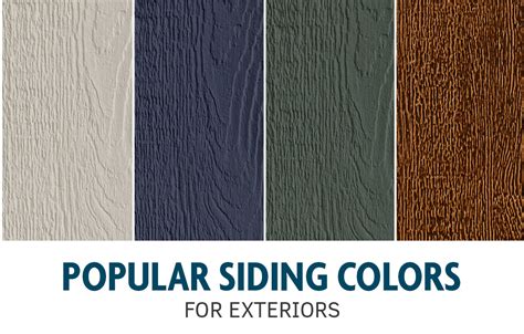 Popular Siding Colors For Exteriors Diamond Kote® Siding System