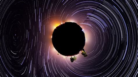 Motion Of The Stars 360° Time Lapse Complete Trails Youtube