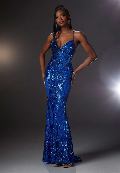 Sequin Fitted Prom Dress Morilee