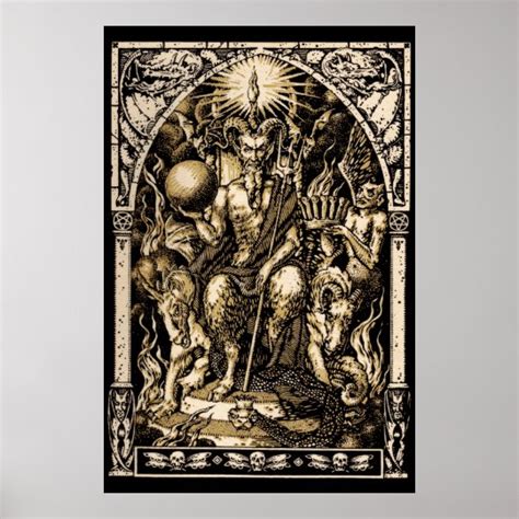 Satan Enthroned 24x36 Art Poster