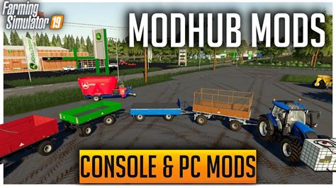 New Modhub Mods Farming Simulator Console Pc Mods Youtube