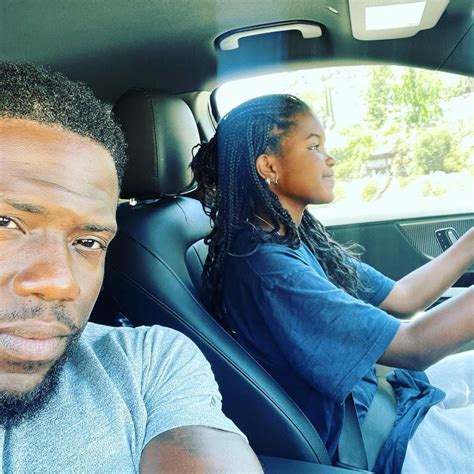 Kevin Hart Gets In The Passenger Seat For A Change And His Daughter Is