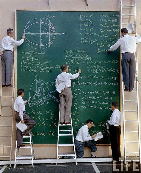 Nasa Before Powerpoint Pictures Of Scientists With Their Board Of