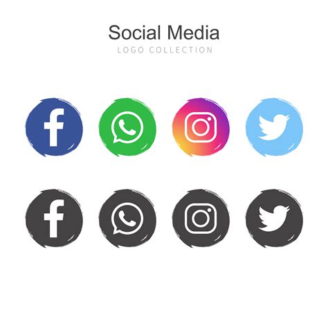 Social Media Logo Collection Download Free Vectors Clipart Graphics