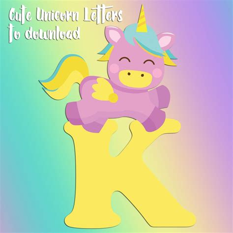 free printable cute unicorn alphabet make breaks