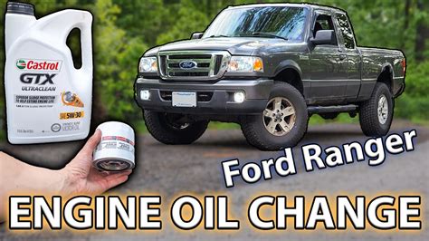 Engine Oil Change Ford Ranger L Youtube