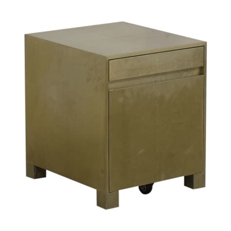It is an online only item so can't see in person. 71% OFF - West Elm West Elm Parsons Metal Filing Cabinet ...