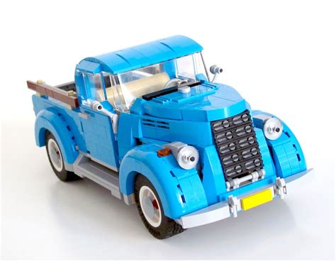 Lego Moc 10252 Vintage Pickup Truck By Nkubate Rebrickable Build