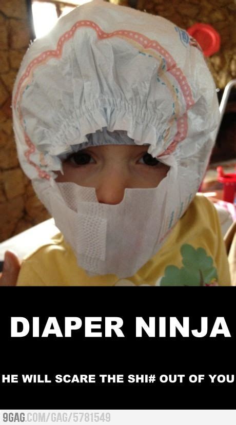 Diaper Ninja Good Cartoons Best Funny Pictures Superhero Kids