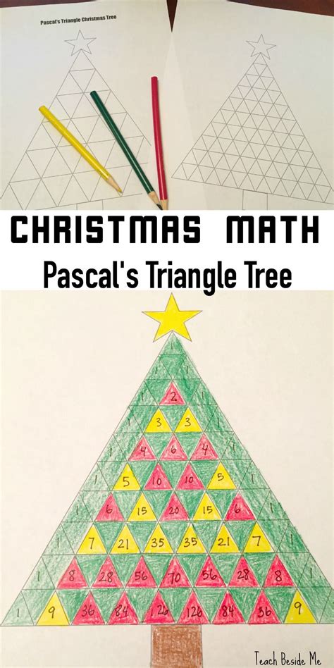 Pascals Triangle Christmas Tree Math Christmas Math