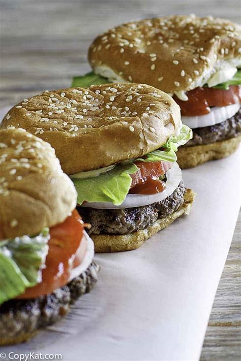 Tons of awesome burger king wallpapers to download for free. Burger King Whopper | CopyKat Recipes