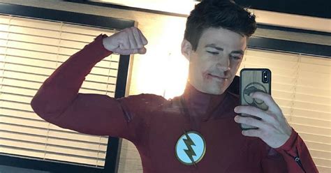 The Flash S Grant Gustin Hits Back At Body Shamers After Picture Of
