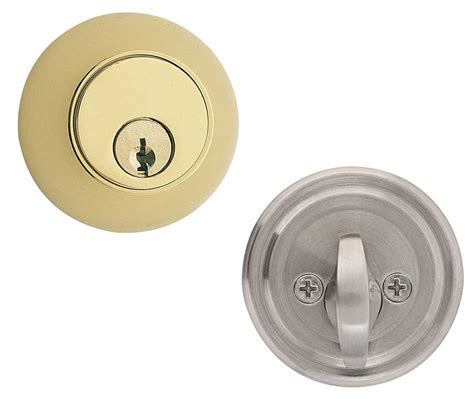 You'll mostly find them placed on older. Emtek Regular Brass Deadbolt Door Lock - Shop Security ...