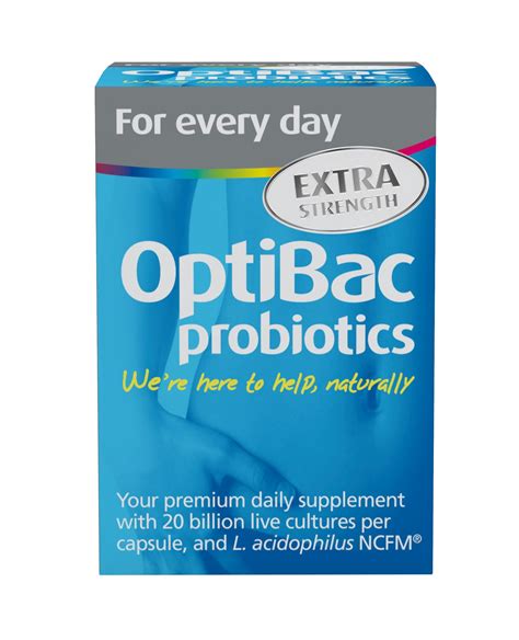 Optibac Probiotics For Every Day Extra Strength 30 Capsules Fine Fettle Foods
