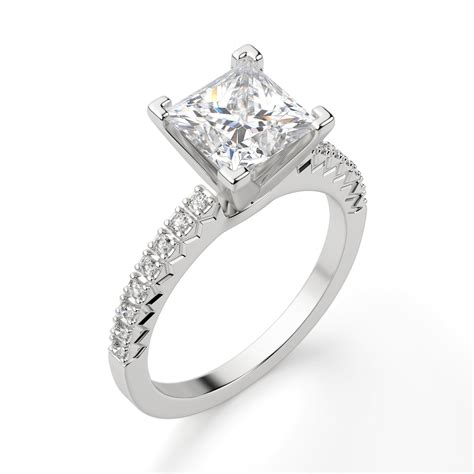 We often have affiliate partnerships, and may generate some revenue from these links at no cost to you. Angelix Princess Cut Engagement Ring