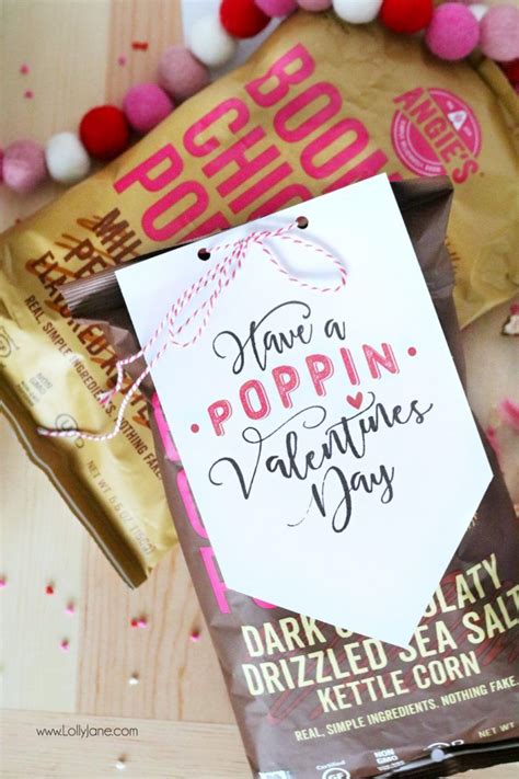 Crafts,actvities and worksheets for preschool,toddler and kindergarten.free printables and activity pages for free.lots of worksheets and coloring pages. free printable "Have a Poppin' Valentines Day" tag popcorn ...