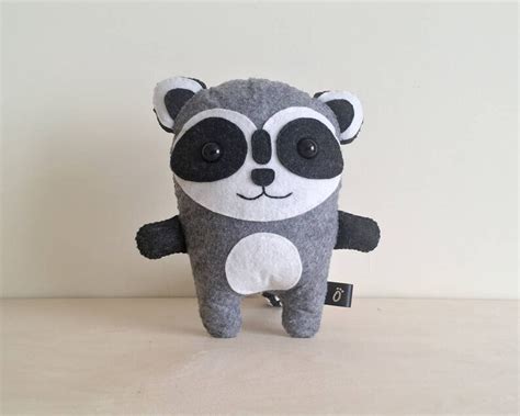 Raccoon Sewing Pattern Pdf Make Your Own Plush Animal Toy Etsy