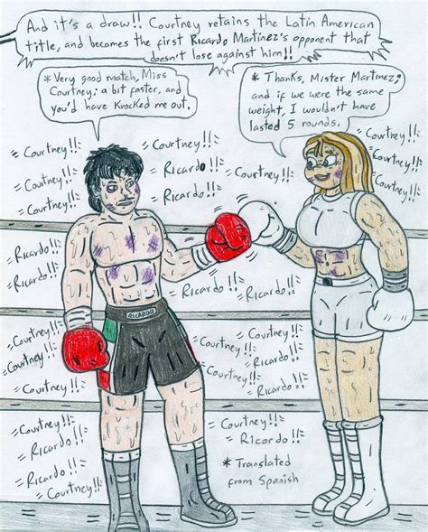 Boxing Courtney Vs Ricardo Martinez By Jose Ramiro On