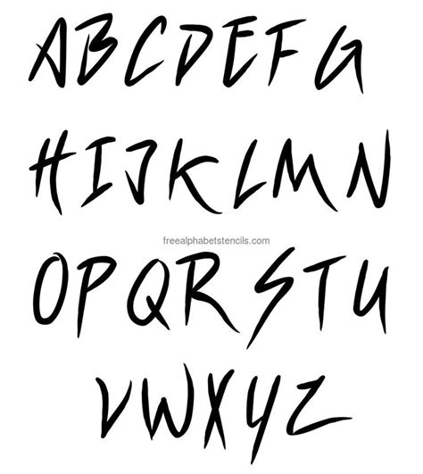 Maybe you would like to learn more about one of these? Free Printable Stencils for Alphabet Letters, Numbers ...