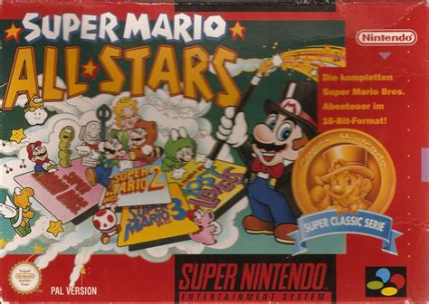 Super Mario All Stars 1993 Snes Box Cover Art Mobygames