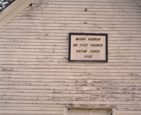 Mount Hebron Baptist Church Cemetery På Kentucky ‑ Find A Grave