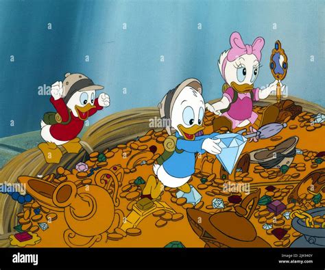 Huey Duck Dewey Duck And Webby Vanderquack Film Ducktales The Movie