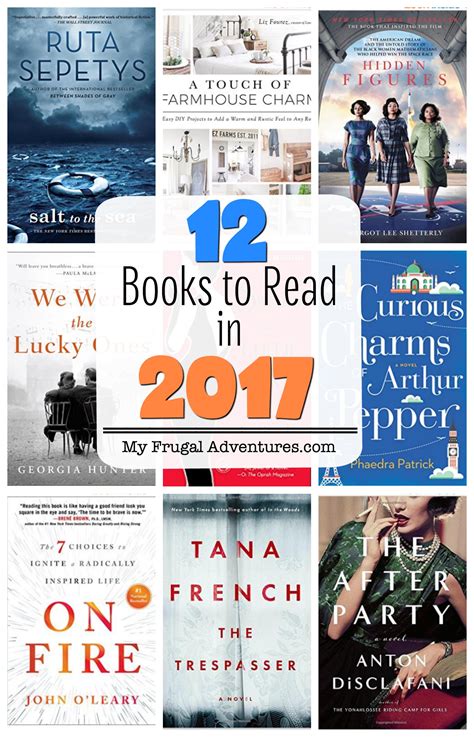 Browse categories to find your favorite literature genres: Books to Read in 2017 - My Frugal Adventures
