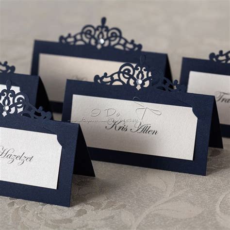 Homemade Place Card Holders For Wedding