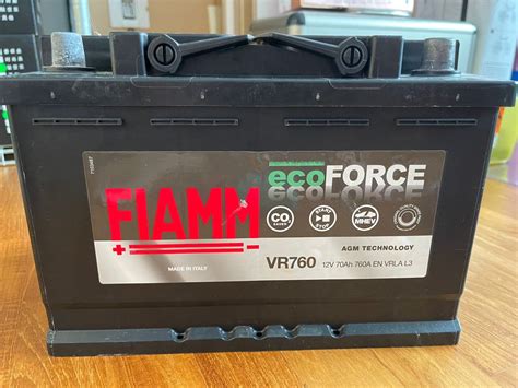 Fiamm Vr760 12v 70ah Lead Battery Sports Equipment Bicycles And Parts