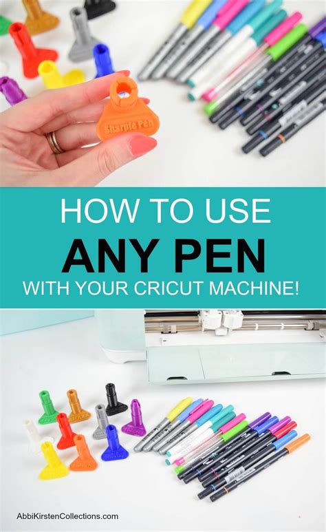 How To Use Any Pen With Your Cricut Machine Cricut Pens Tutorial In