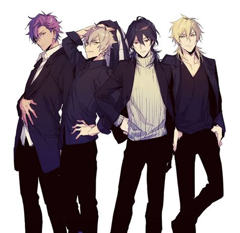 hot anime guys akatsuki anime style anime group of friends sakuma rei koga bishounen